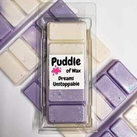 Puddle of Wax - Dreams Soy Wax Melt Snap Bar - 50g - Laundry Scent - Vegan Friendly - Made in the UK