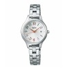 Seiko AHJK464 Angeline Happy Seven Sapphire Quartz Wristwatch, Camel, Dial: