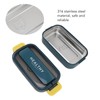 Bento Lunch Box 316 Stainless Steel 700ml Capacity Leakproof Microwave