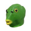 YFFSFDC Green Fish Head Mask, Fishman Mask, Funny Mask, Animal