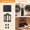Bukere Extra Large 3 in 1 Rolling Laundry Backpack Bag