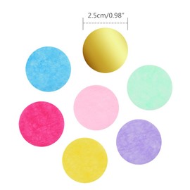 FEPITO 5000 Pieces Multicolor Paper Confetti Round Tissue Confetti Table Confetti for Valentine's Day Wedding Birthday Party Decoration