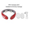 Wireless Pulse Neck Massager 6 Modes 9 Strengths Rechargeable Heating