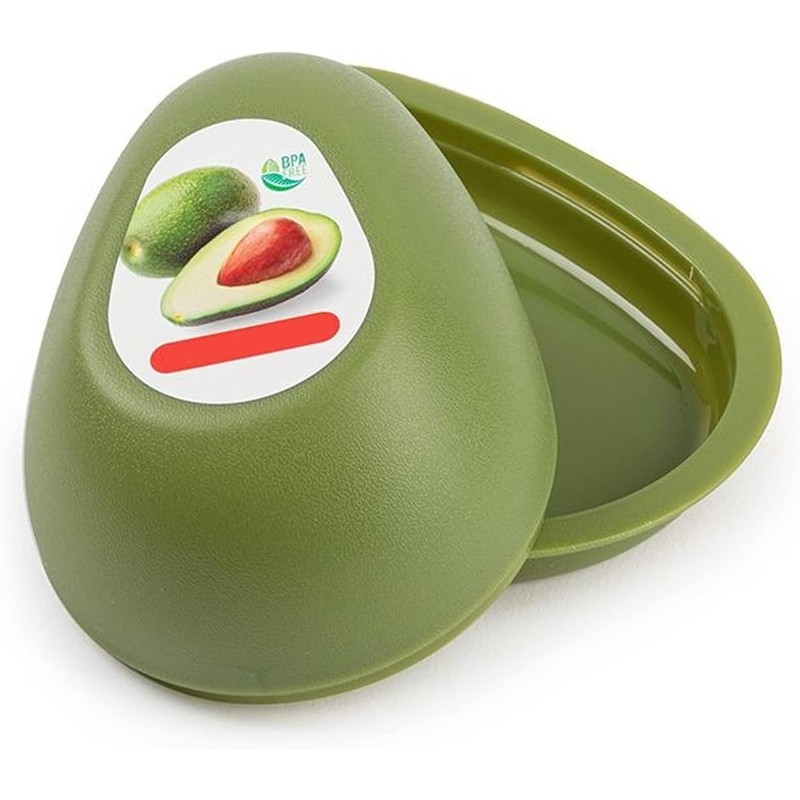 Plastic Reusable Vegetable Storage Box Avocado Safe Box Banana Case