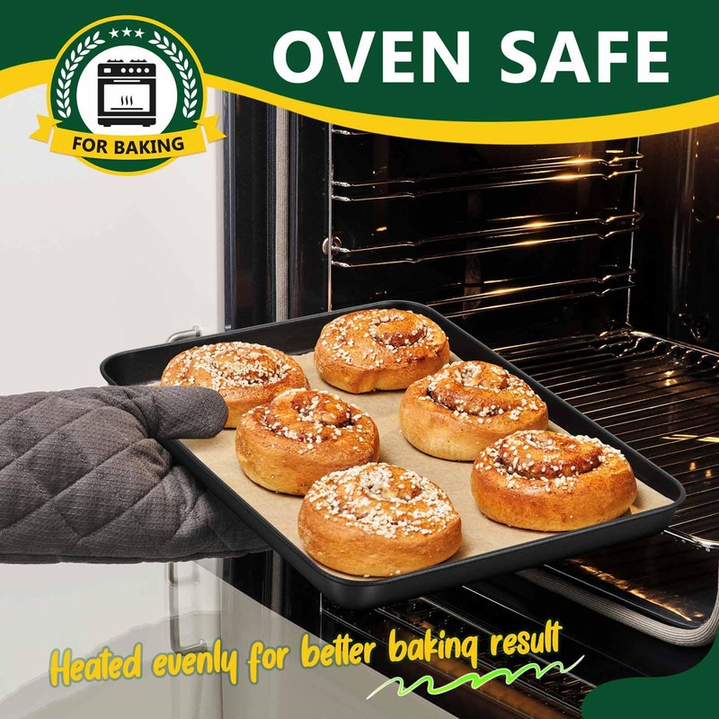 P&P CHEF 12.4 Inch Toaster Oven Tray, Nonstick Toaster Oven