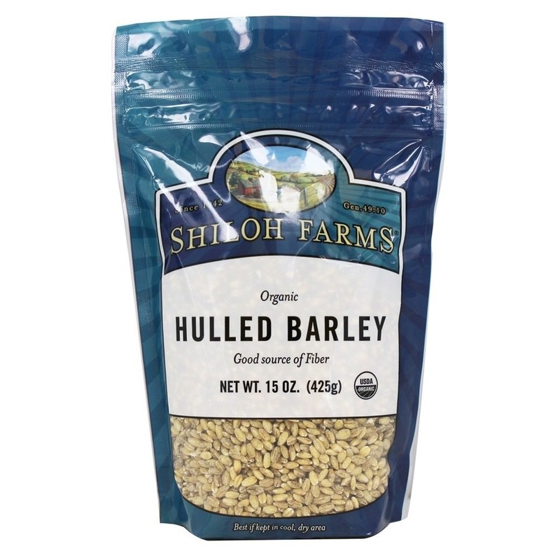 Organic Hulled Barley Grain from Shiloh Farms - 15 oz