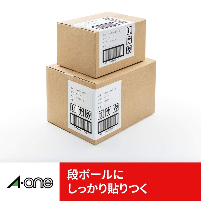 エーワン ラベルシール 強粘着タイプ 44面 18シート 78244