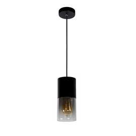 Lucide Pendant Light, 60 W, Black