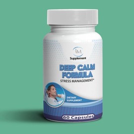 Deep Calm by LM Nutrition – Natural Stress Management Supplement for Relaxation, Mood Balance & Mental Clarity – Herbal Formula for Daily Wellness