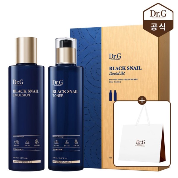  Dr.G Black Snail Basic 2-piece set (toner 150mL +