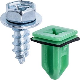 Rexka 15 Sets Speaker Door Panel Bumper Cover Grommet Screw Kit for Toyota Lexus 90189-06227 90159-60303 - Multipurpose