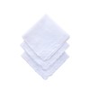 MileyMarla Ladies Embroidery Cotton White Handkerchiefs Lace Wedding Hankies