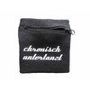 Miniblings Sweatband Pulse Warmer Zip Wallet Chronic Underdancing Black, black