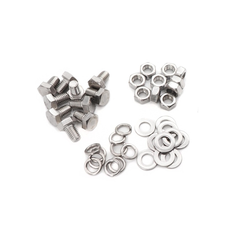 binifiMux 10-Pack M6 x 12mm Hexagon Screws Hex Bolts with