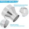 PATIKIL 5 Inch to 3 Inch Round Duct Reducer Increaser