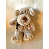Weighted stuffed animal with 2 lbs, fluffy dog, washable plush