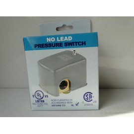 BOSHART INDUSTRIES (BII) PRESSURE SWITCH: 30-50 (PS02-3050); 40-60 (PS02-4060) for Water Well Submersible Pumps
