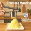 LunaCozy Large Potato Ricer, Heavy Duty Stainless Steel Potato Ricer