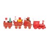 Xmas Wooden Four Section Small Train Xmas Tree Decoration Xmas