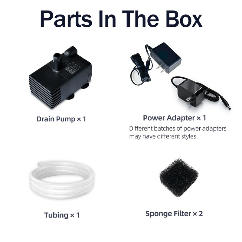 Automatic Small Sump Pump with Water Sensor, 8 FT Lift