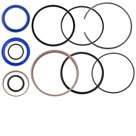 Hydraulic Log Splitter Cylinder Rebuild Seal Kit, Splitter Accessories Replacement, Fit for 4.0" Bore x 1.75" Rod Cylinde (Pack of 11)