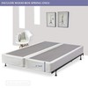 Mattress Solution Fully Assembled Split Wood Traditional Boxspring/Foundation, Full, Milano