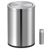 Mbillion Small Trash Can with Swing Lid 2.4 Gallons/9 Liter,