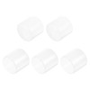 uxcell 5pcs Rubber End Caps 32mm ID Vinyl PVC Round