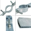 Highcraft RISEG01-10 Riser Wall Ceiling Mount Vertical Piping Support-Plumbing Extension