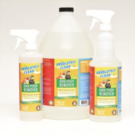 Absolutely Clean Amazing Bird Poop Remover - Just Spray/Wipe - Safely & Easily Removes Bird Messes - Use Indoor/Outdoor - Made in The USA