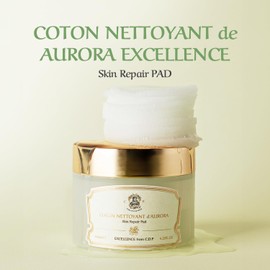 CHALLANS DE PARIS COTON NETTOYANT de AURORA Facial Toner Pads, Sensitive Skin Soothing, Skin Recovery, Hydration Boost, BSASM, Madecassic Acid, Madecassoside, Asiaticoside, Asiatic Acid 50 Pads