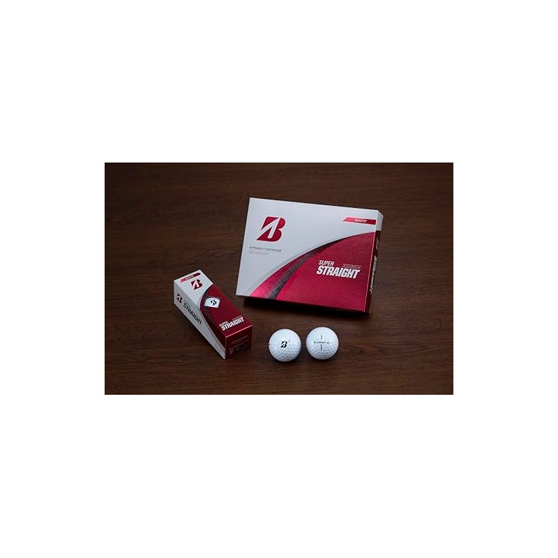 Bridgestone T5WX Super Straight Golf Balls, 2025 Model, 12 Balls,