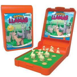 ThinkFun 76545 Flip N' Play Leaping Llamas - The Logic Game for Children and Adults from 8 Years, from 1 Player