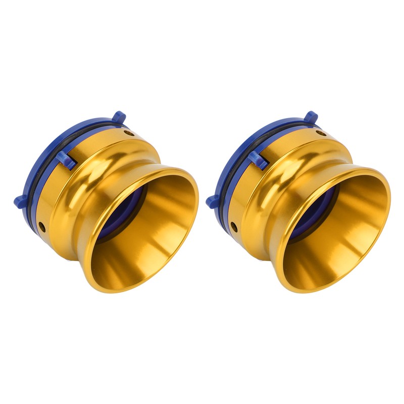1 Pair NAB Hub Adapters Polished Aluminum Alloy Universal Loading