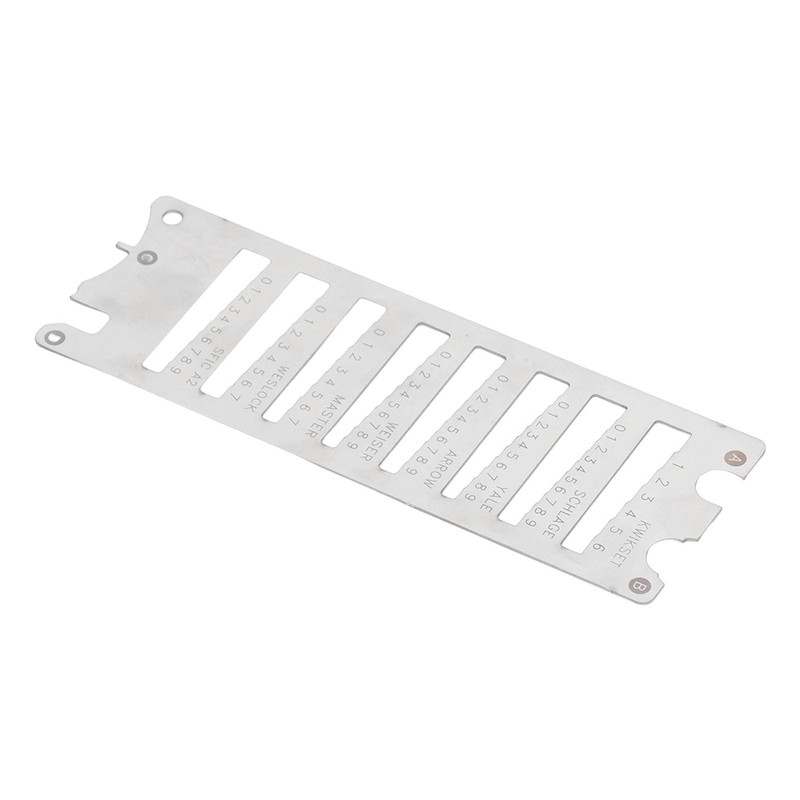 Key Decoder Spring Steel High Accuracy Portable Multifunctional 8 in