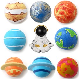 CMD Fridge Magnets, Cute Universe, Set of 9, Magnets, Super Strong, D-Dimensional Design, Magnetic Clip, Neodymium Magnets, For Household Use on Whiteboards, Bulletin Boards, Office Use