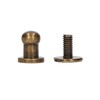 200 Sets Chicago Screws Round Head Rivets 7x5mm DIY Handcraft
