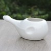 HealthGoodsIn Ceramic Neti Pot, Dishwasher Safe, for Nasal Cleansing +