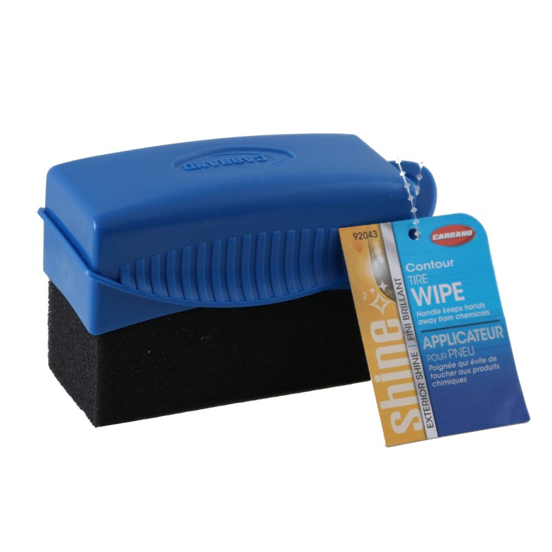Carrand 92043 Contour Tire Wipe , Blue, 1 Count (Pack
