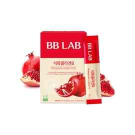 BB LAB Pomegranate Collagen S Jelly Halal, Pomegranate Collagen Sticks - Vitamin A & E for Skin Glow, Hair & Nails – Korean Beauty Jelly - 20g of 14 Sticks