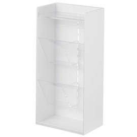 Yamazaki 5605 Sunglasses & Accessories 3D Storage Case, 4 Tiers, White, Approx. W 4.7 x D 3.0 x H 9.8 inches (12 x 7.7 x 25 cm), Tower, Large Capacity, Small Storage Case, Pen Case