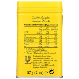 Original Colmans English Dry Mustard Powder Imported From The UK England