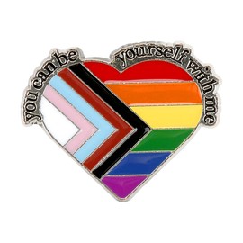 Enamel Pin - Trans Flag Ally Brooch Pins, Backpacks Charm Costume Jewelry Pin, Badge, Sturdy Pin, Decorations Adding Unique Accessories