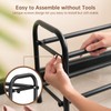 Gonfoam 2-Tier Expandable Shoe Rack,Adjustable Shoe Shelf Storage Organizer Heavy
