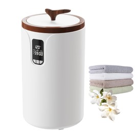 GarveeTech Towel Warmer for Bathroom, 20L Capacity Large Towel Warmer Bucket with Timer Function, Temperature Adjustable, LED Display, Towel Dryer for Towels, Robes, Blankets