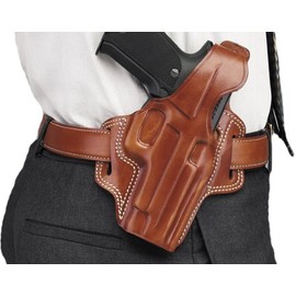 Galco Fletch High Ride Belt Holster for S&W J Frame 640 Cent 2 1/8-Inch .357 (Tan, Right-Hand)