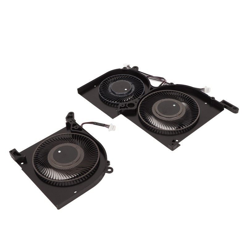For MSI GS66 Cooling Fan 4pin Connector Aluminum Alloy Easy