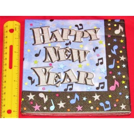 Converting Inc Showtime Happy New Year Luncheon Napkins #35783, 16/pk, New Year Napkins