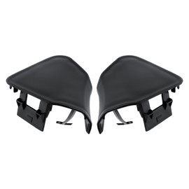 CARBBIA Front Left & Right Bumper Tow Hook Cover Eye Lid Cover Cap Black Compatible with Toyota Highlander 2011 2012 2013 52127-0E070 52128-0E070 (2pcs)