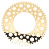 Folding Bicycle Chainwheel Smooth Fastness AntiCorrosion Wearproof Bike Chainring(Titanium Gold